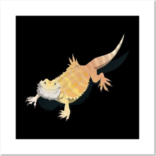 Citrus Bearded Dragon Posters and Art